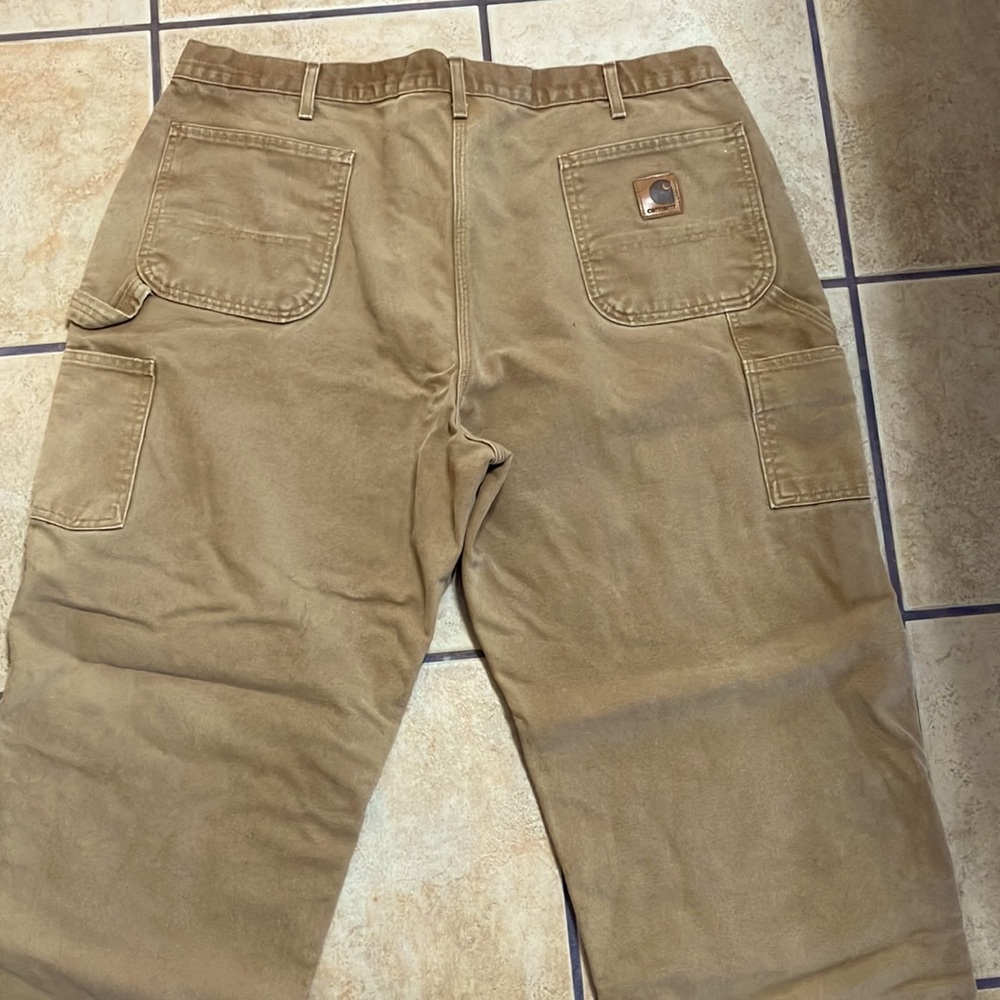 Carhartt Canvas Duck Fabric With Flannel Lining G… - image 2